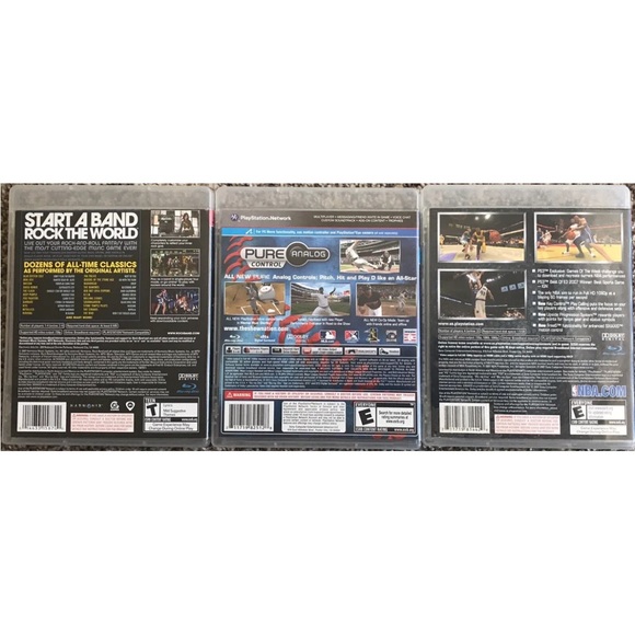 Lot of (3) Playstation 3 Games (NBA 08, MLB 11 The Show, Rockband) | Complete - Picture 3 of 9